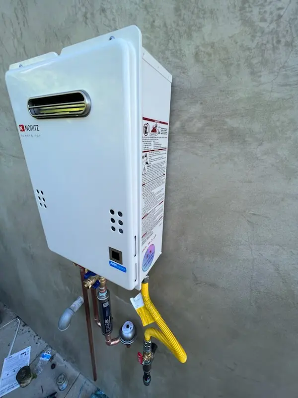 Tankless water heater installation for Edgewood Estates homes